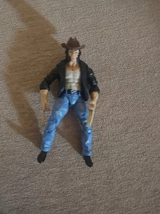 Marvel Universe Wolverine LOGAN Cowboy Hat Bone Claws 3.75" figure Hasbro 2008 - Picture 1 of 4