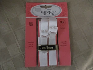 De Colección DeLuxe Un Par Correas de Hombro Ajustables Nuevo en Paquete - Imagen 1 de 2