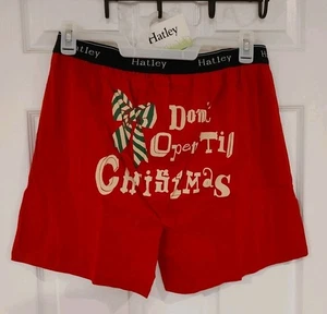 Hatley Boxer Unterwäsche "Don't Open Til Christmas" Herren Größe - X-Large Boxershorts - Bild 1 von 4