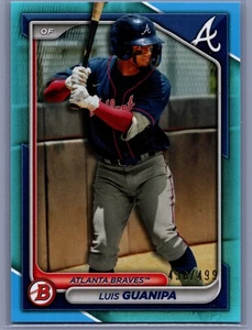 2024 Bowman #BP-118 Luis Guanipa Prospects Sky Blue #/499 - Picture 1 of 2