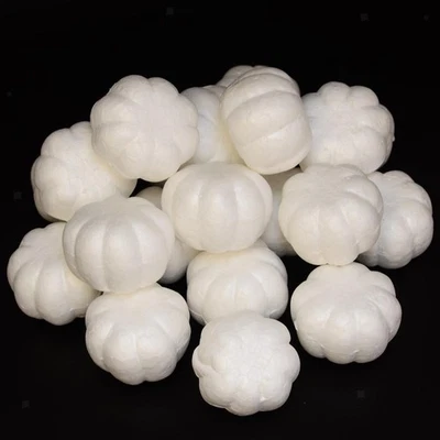 20 Pieces Modelling Styrofoam Foam Pumpkin Ornaments - Image 1 of 4