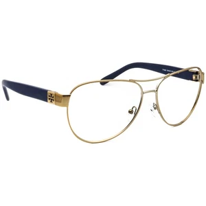 Tory Burch Women's Sunglasses Frame Only TY 6051 304122 Gold/Blue Aviator 60 mm - Picture 1 of 6