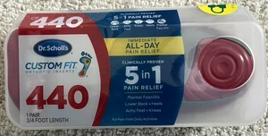 Dr Scholls Custom Fit CF 440 Orthotic Insole Shoe Inserts All Day PAIN Relief - Picture 1 of 4