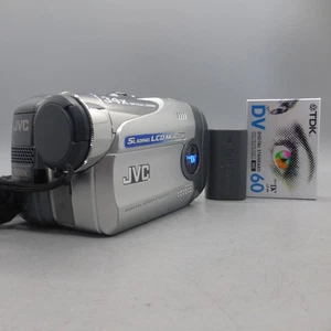 JVC GR-DA20EK Handheld MiniDV Camcorder Silver Tested - Picture 1 of 11
