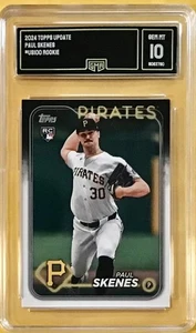 2024 TOPPS UPDATE #US100 - PAUL SKENES - ROOKIE - GMA 10 - GEM MINT - Picture 1 of 1