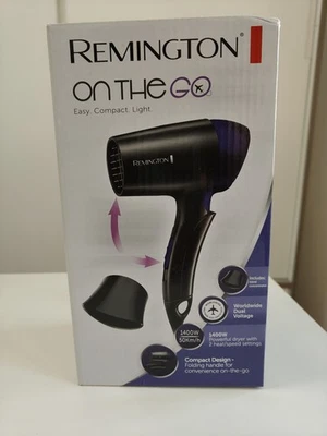 Remington On The Go Hair Dryer - Travel Ready - Dual Voltage - EU PLUG - Image 1 of 4