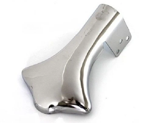 Vintage Smooth Exhaust Tail Pipe Deflector Tip Cover Shield Hot Rat Rod - Image 1 of 1