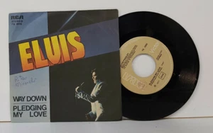 21271 45 giri 7" - Elvis Presley - Way down; Pledging my love - RCA 1977 - Foto 1 di 2