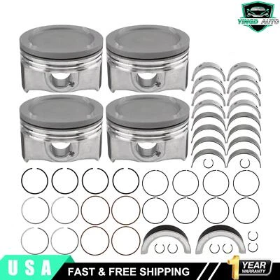Main Bearing Rod Bearing Piston Ring Kit For 20112012-2017 GMC Terrain 2.4L - Image 1 of 4