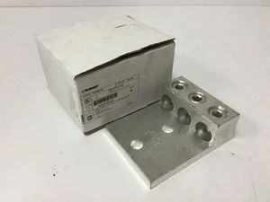 New Burndy K3A36U2N Three Conductor Lug, Wire Size: 2 AWG to 600 kcmil - Picture 1 of 7