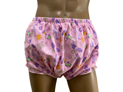  Haian ABDL Adult Incontinence Pull-on PVC & Print Cotton Flannel Pants#PM003-5 • 13.13€