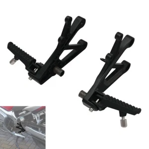 Front Foot Pegs Footrest Mount Bracket Fit For Honda CBR600 F4 99-00 F4i 2001-06 - Picture 1 of 12