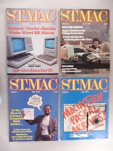 St. Mac Magazine - LOT of 4 from 1984 ~~ Steve Jobs, Apple Computer - Picture 1 of 6