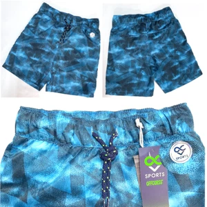 🆕🔥 BOYS Offcorss Shorts Polyester Sports Bottom Boy Blue Size 4 - Picture 1 of 9