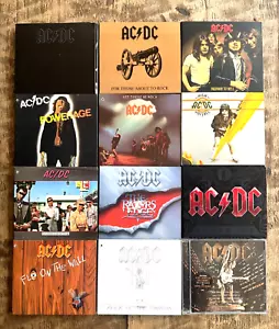 AC/DC 12 CD Lot DigiPack Remastered Enhanced NM to Mint Most Unplayed - Picture 1 of 2