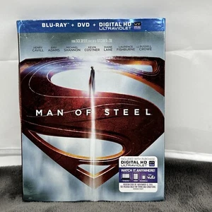 Man of Steel (Blu-Ray) - DVD - Russell Crowe, Christopher Meloni, Aya - Picture 1 of 7
