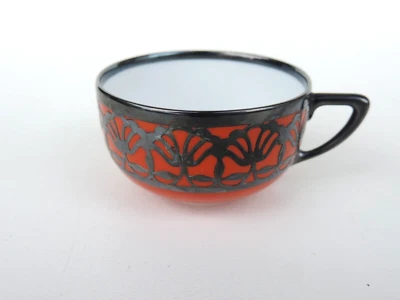 ALTE ROSENTHAL SELB BAVARIA  MOKKATASSE TASSE SILBEROVERLAY - Bild 1 von 4