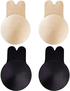 2 Set Sticky Bra Invisible Backless Bras - Adhesive Push Up Covers (CupSize:D) - Picture 1 of 7
