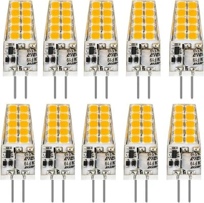 G4 LED Bulb 12V 3.5W JC Bi-Pin Base 20W-35W T3 G4 Halogen Equivalent 2700K SM174 - Image 1 of 4