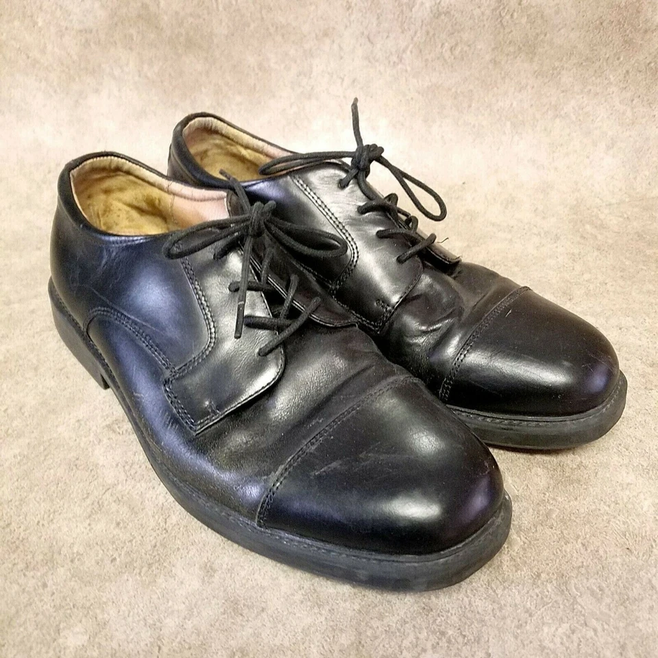 Платье-оксфорд Croft & Barrow мужское Rivera RN73277 размер 10 черная кожа на шнуровке S - Изображение 1 из 4