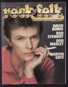 ROCK & FOLK 197/1983 DAVID BOWIE PAUL WELLER ROD STEWART BOB MARLEY MARVIN GAYE - Picture 1 of 1