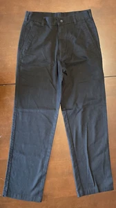 Chino Hose Herren 29x30 Schwarz Regular Fit Freizeit Gerades Bein George - Bild 1 von 9