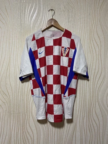 CROATIA 2002 HOME FOOTBALL SHIRT SOCCER JERSEY NIKE sz M Cover