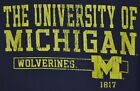 JanSport Men's Size S Blue U Of M University Of MICHIGAN T-shirt Wolverines COOL