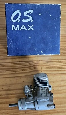 OS Max FX 25 Rc Engine Used Box From Another Model Piston Moves GS14 - Image 1 of 4