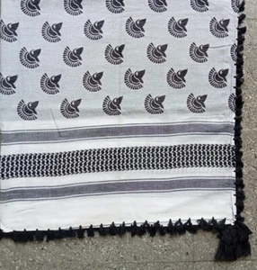 New Fancy Scarf Sheemagh Head Neck palestine keffiyeh Cotton Blend - Picture 1 of 4