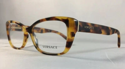 VERSACE MOD.3201 5119 EYEGLASSES FRAME TORTOISE HAVANA ~ 54-16-140 ~ ITALY. - Image 1 of 4