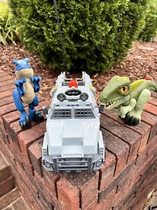 Mattel Jurassic World Fallen Kingdom Park Gyrosphere Blast Vehicle + Dinosaurs