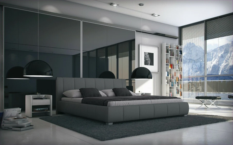 Sedex Luna 180x200 Doppelbett - Grau (0731-10)