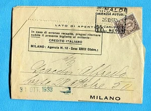 RECAPITO AUTORIZZATO - 1933 RINALDI AG.AUT. / P.S.CARLO 2 bollo (t1148) - Imagen 1 de 1