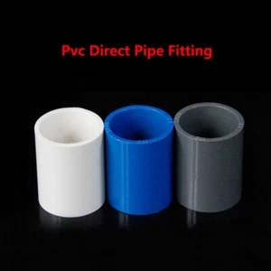 PVC Direct Pipe Fitting Straight Joint Water Pipe Socket Coupling ID 16~200mm - Picture 1 of 12