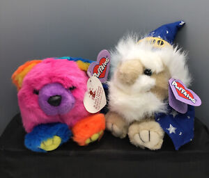 SPECIAL Puffikins LOTof2 “Mystic” 2000 Wizard & "Cosmo" St. Jude’s Bear