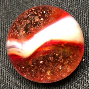 PELTIER, NLR, Bubbly Transparent Weihnachtsmann Rainbo Marmor, 0,591", neuwertig - Bild 1 von 6