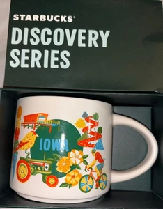 Starbucks Discovery Series Iowa State 14 Oz. Mug Coffee Cup New - Picture 1 of 3