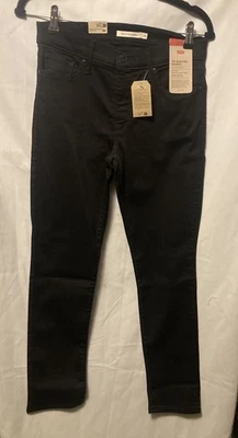 NWT Levi's Women's 311 Shaping Skinny Jeans 28X28 Black - Image 1 of 4