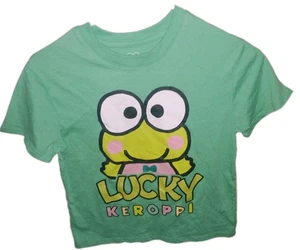 Lucky Keroppi Sanrio St. Patrick's Day Mädchen T-Shirt Small grün mit Etikett - Bild 1 von 3