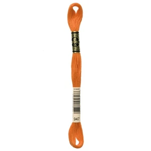 DMC 6-Strand Embroidery Cotton 8.7yd-Burnt Orange - 12 Pack - Picture 1 of 1