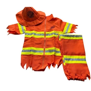 Feuerwehrmann Zombie 3-teiliges Halloween Kostüm Kindergröße 9-10 - Bild 1 von 7