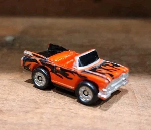 Vintage Galoob Micro Machines '59 Cadillac Convertible Black With Red Flames - Picture 1 of 5