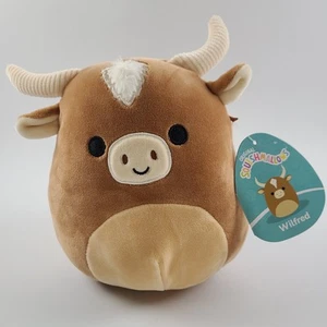 Peluche Squishmallows 6" Wilfred The Brown Highland Cow Horns Nuevo con Etiquetas - Imagen 1 de 10