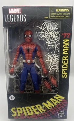 Marvel Legends Spiderman ‘77 1977 Action Figure 6” In Hand - Image 1 of 2