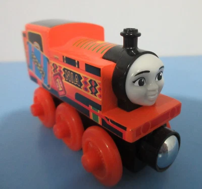 Thomas & Friends Wooden Railway Orange Nia Big World version Train EXCELLENT! - Image 1 of 4