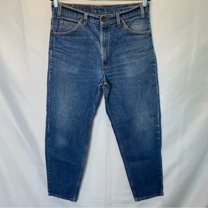 Pantalones de mezclilla Levi’s Orange Tab para hombre 505 calce relajado pierna cónica talla 34x30 vintage - Imagen 1 de 9