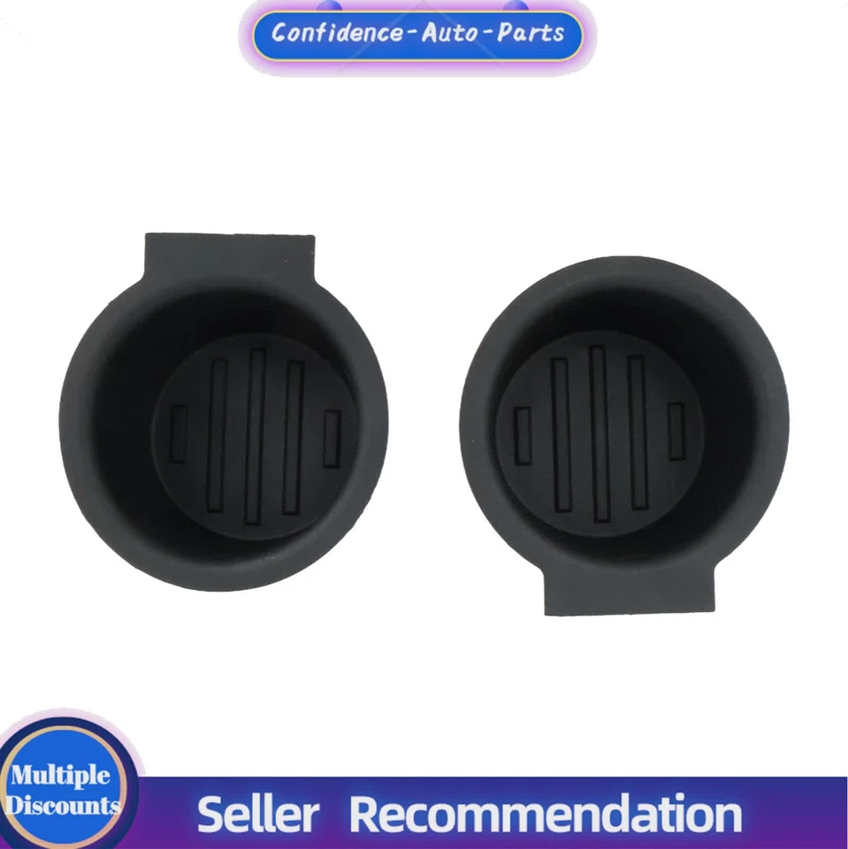2x NEW Cup Holder Center Console Rubber Insert Fit for 2009-2014 Ford F150 Truck - Image 1 of 4