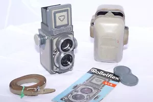 Baby Rollei Grey 4x4cm TLR 127 camera. Xenar 60mm f3.5. Case. Strap. Cap. CLA'D. - Picture 1 of 20