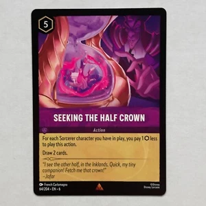 Seeking the Half Crown 64/204 Disney Lorcana Azurite Sea Regular Rare Card NM - Picture 1 of 2